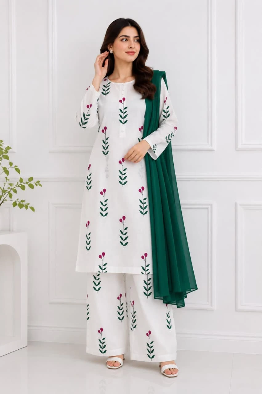 14 August Independence Day Collection | Green & White Outfits