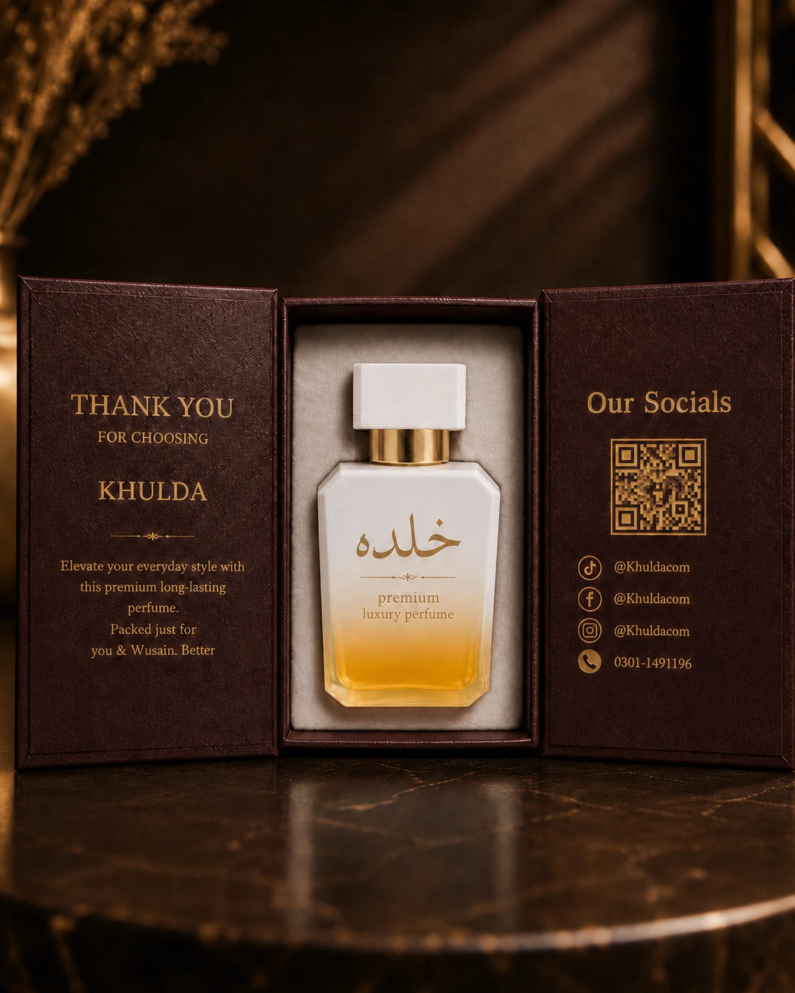 Khulda Premium Luxury Perfume Gift Box for women's