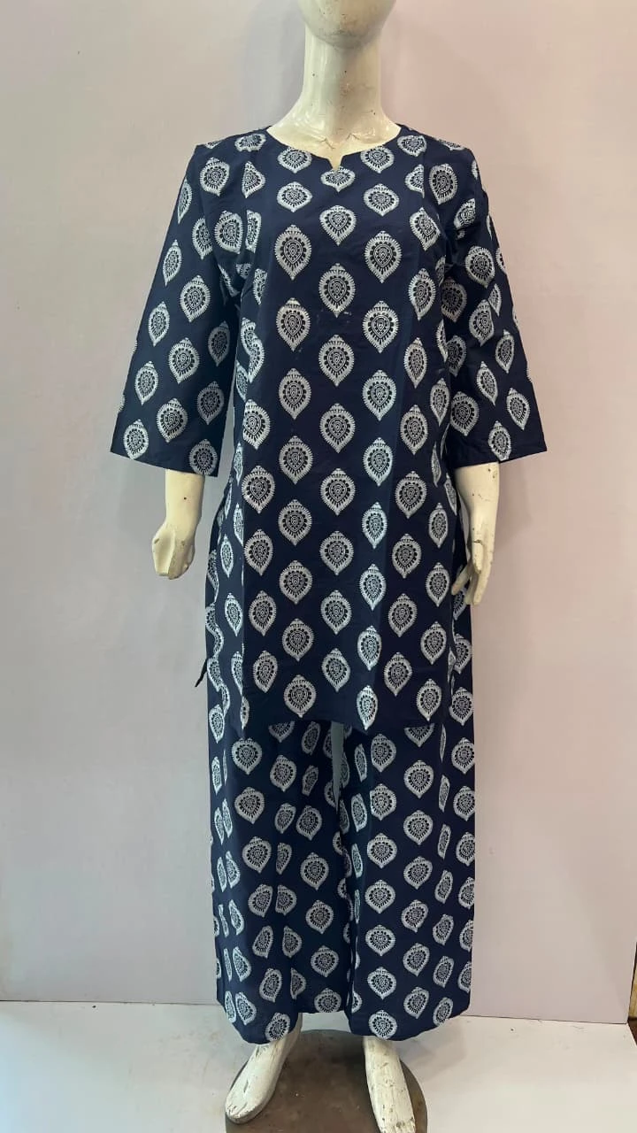 Black Printed 2 Piece Lawn Suit for Women – Elegant Casual Summer Wear | Khulda Fashion