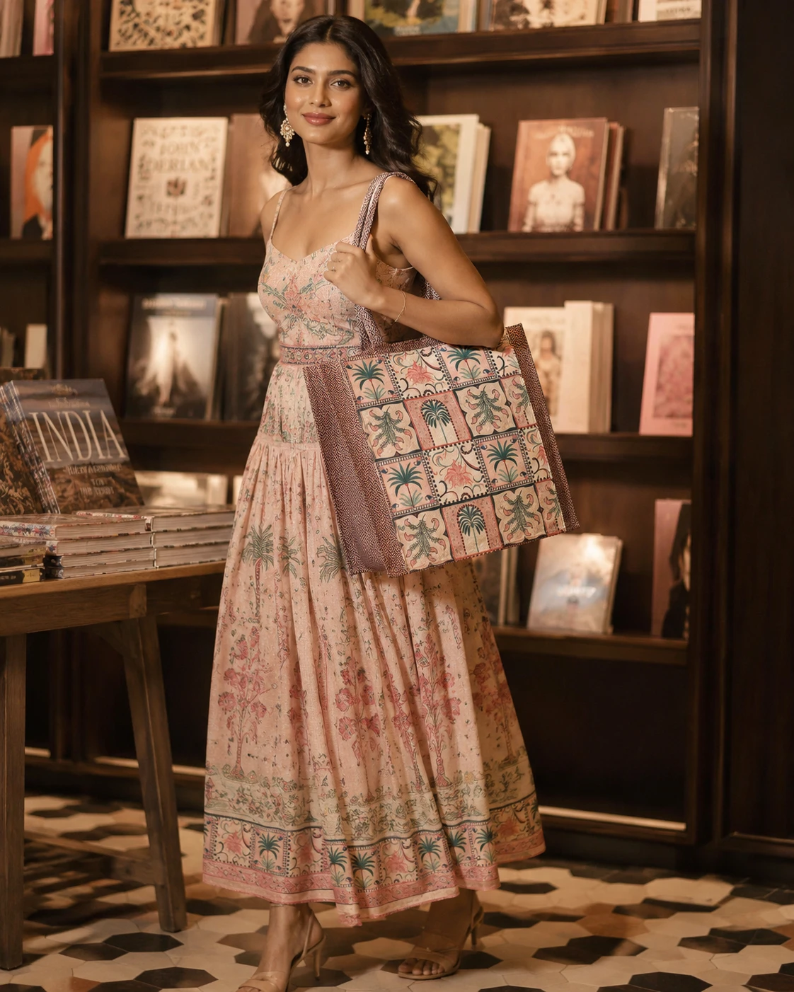 Stylish Printed Tote Handbag for Women