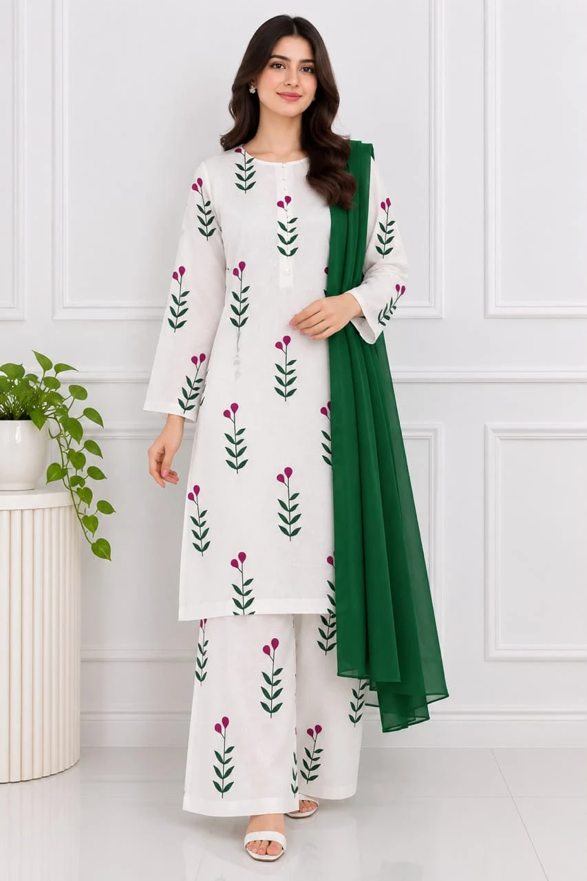 14 August Independence Day Collection | Green & White Outfits