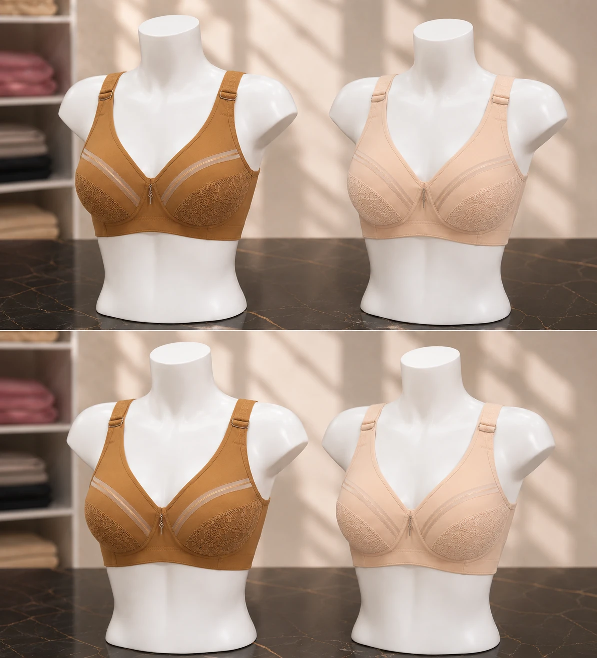 Women's Full Coverage Lace Bra | Non-Padded Comfort Bra Collection