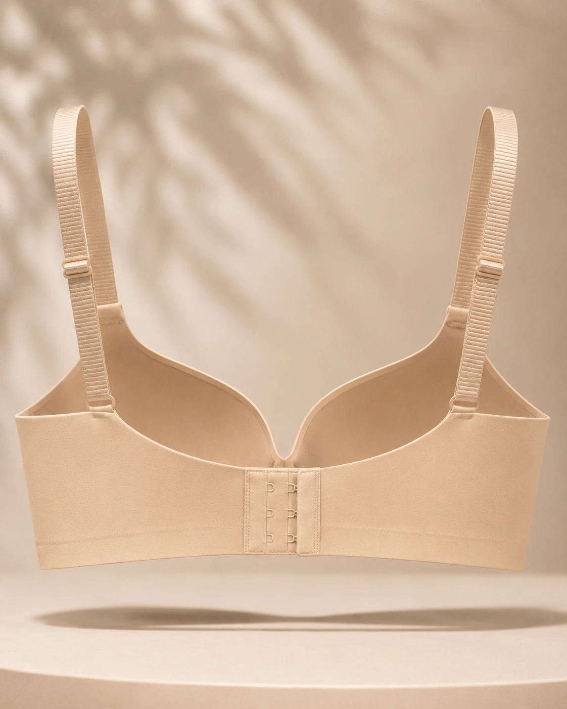 Nude Seamless Push-Up Bra for Women | Wireless Comfort Everyday Bra