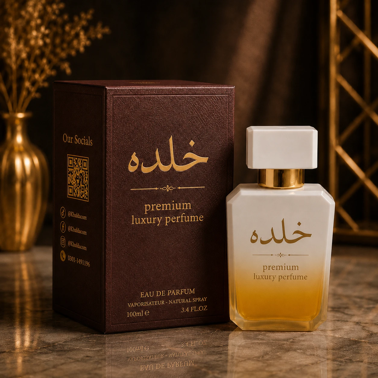 Khulda Premium Luxury Perfume Gift Box for women's